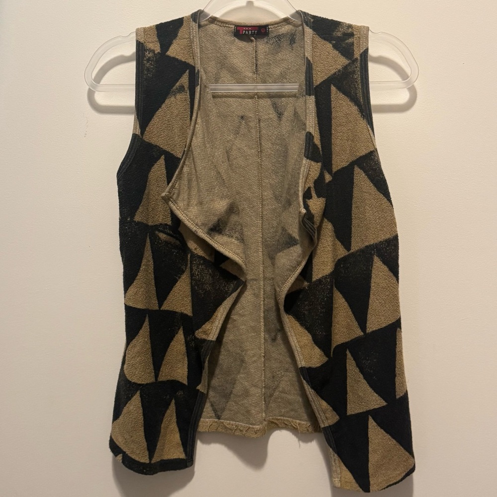 T Party Fashion Geometric vest